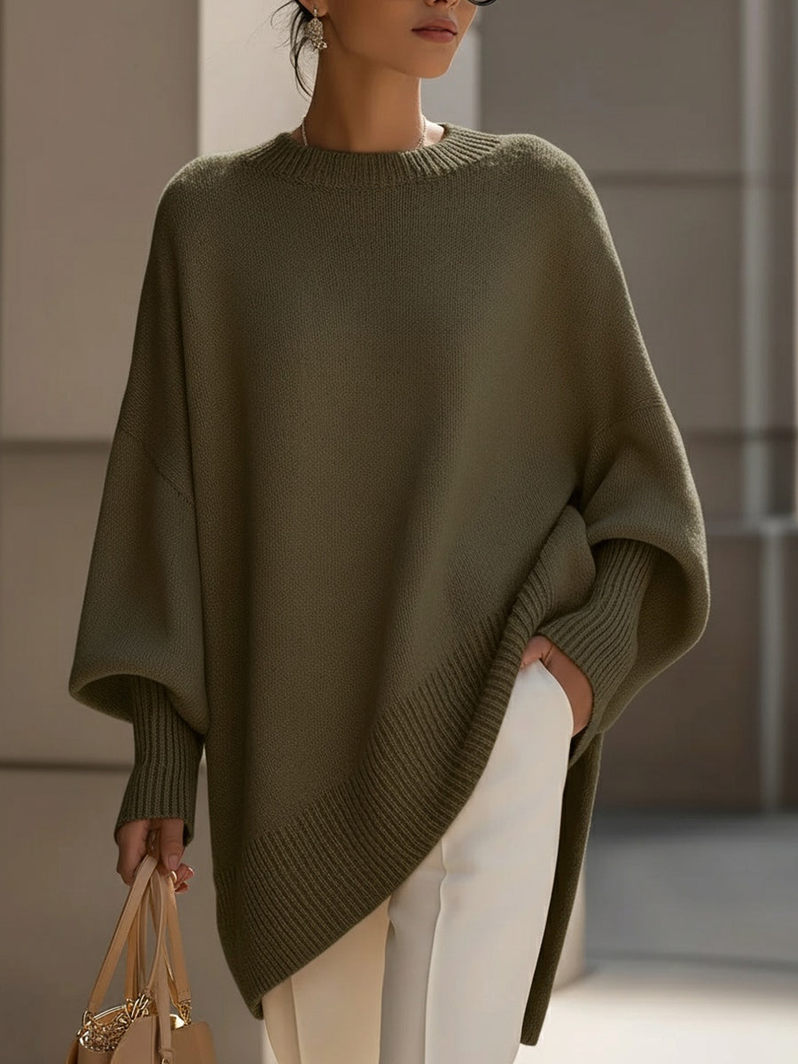 Claudia | Jersey Oversize Elegante en Punto Suave