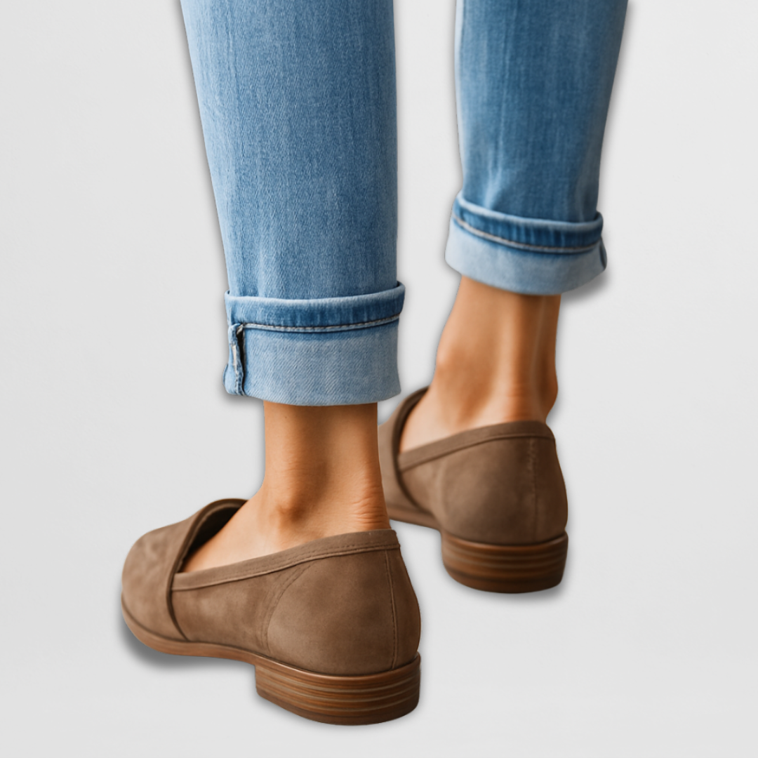 Andresa | Mocasines de Ante Suave para Mujer
