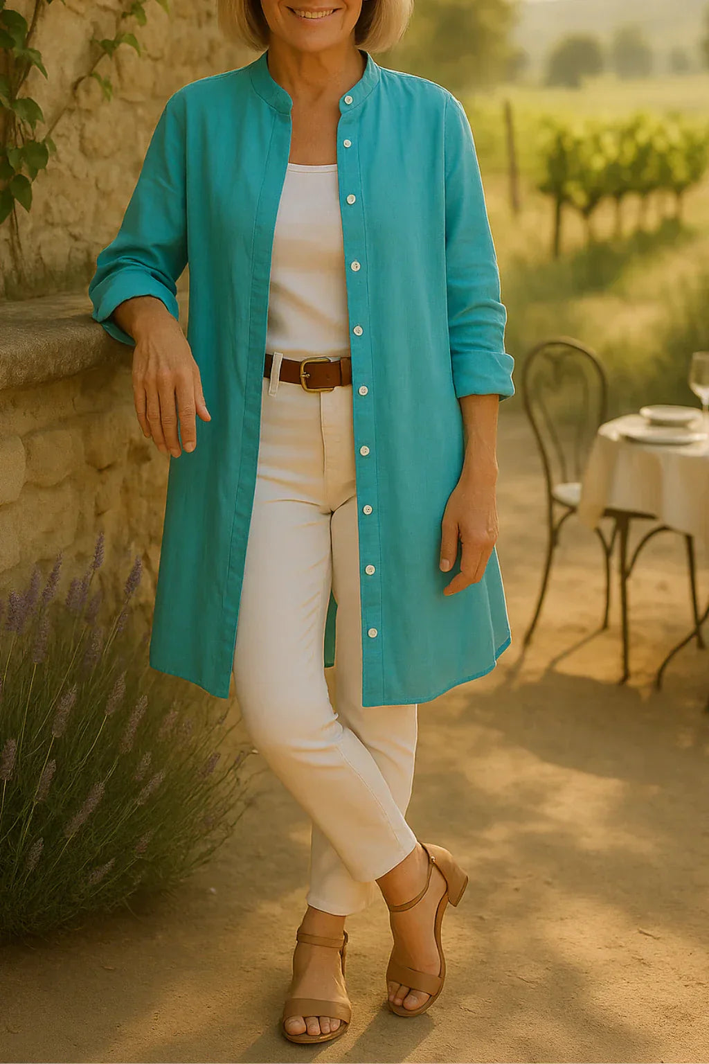 Camilya™ | Camisa de Algodón Acampanada