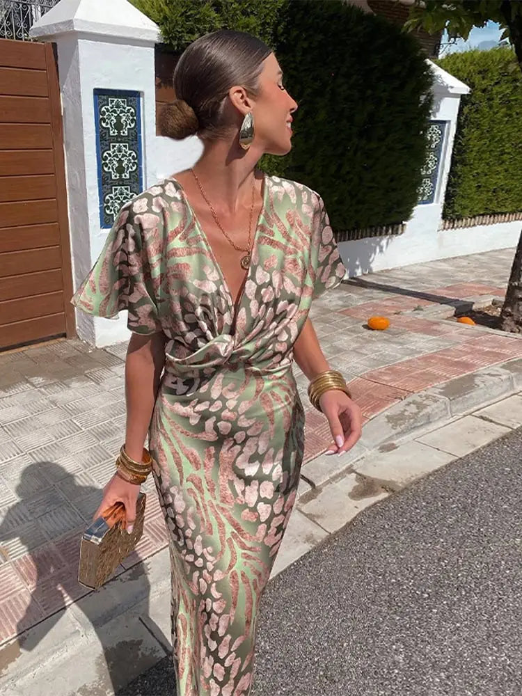Raquel | Vestido Con Escote En V