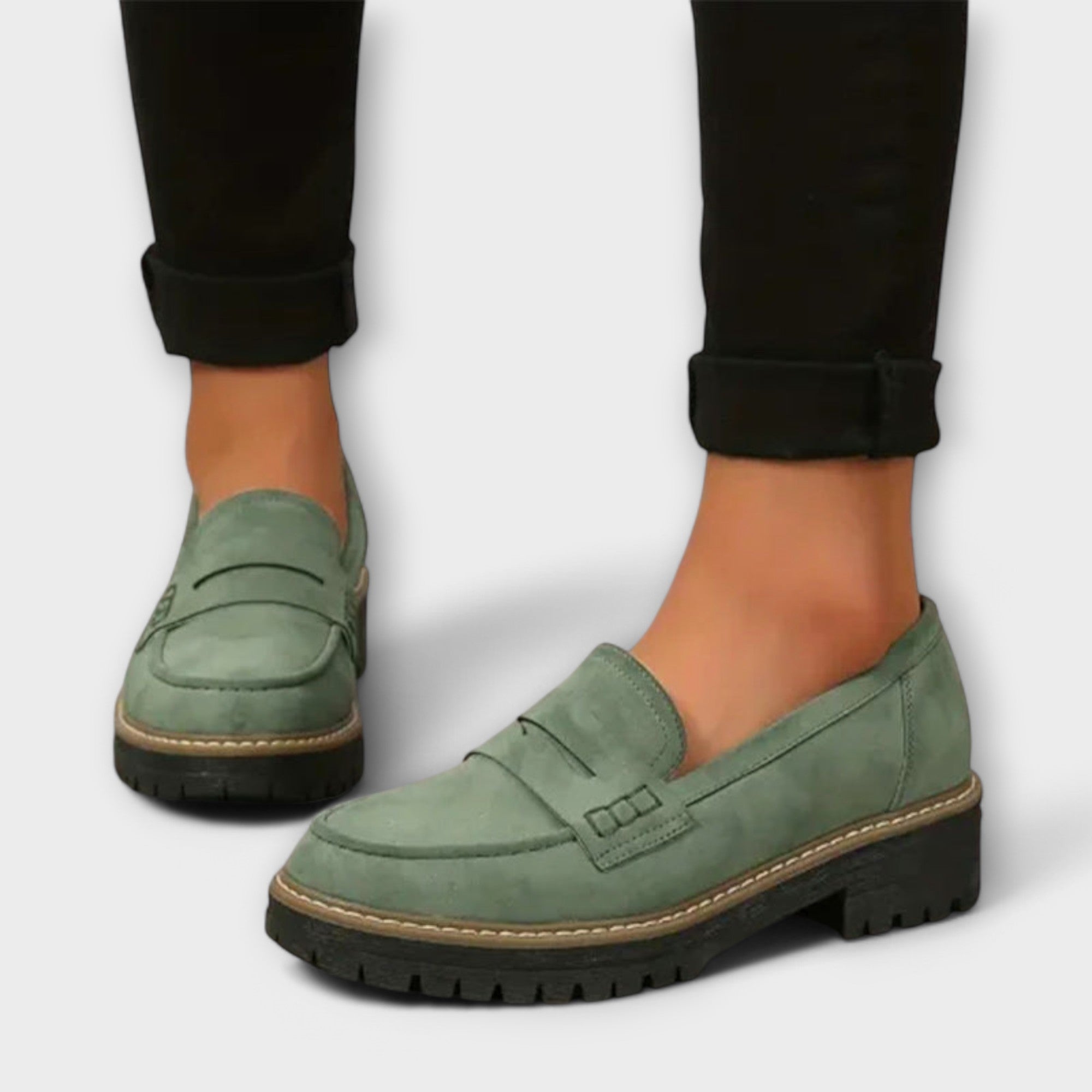 Leonor | Mocasines de Tacón Alto