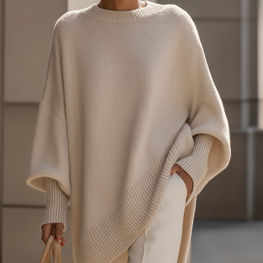 Claudia | Jersey Oversize Elegante en Punto Suave