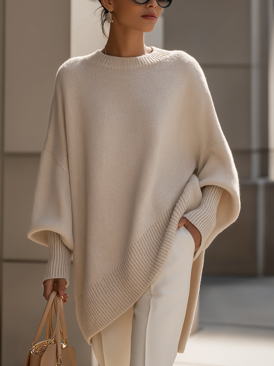 Claudia | Jersey Oversize Elegante en Punto Suave