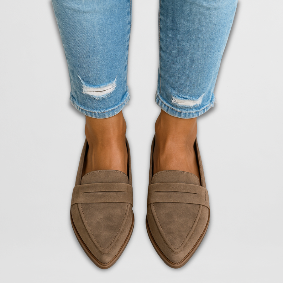Andresa | Mocasines de Ante Suave para Mujer