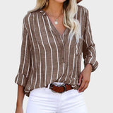 Débora | Blusa de rayas hecha a mano