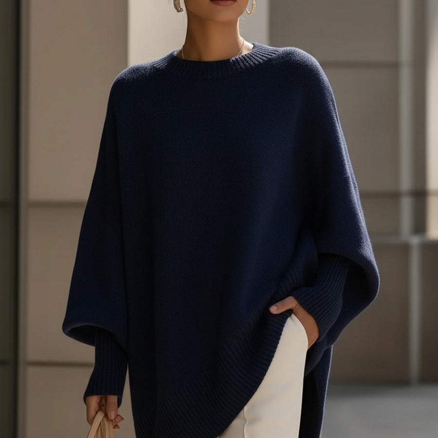 Claudia | Jersey Oversize Elegante en Punto Suave