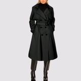 Elena | Gabardina Elegante con Cinturón