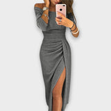 Lena | Vestido Elegante sin Hombros