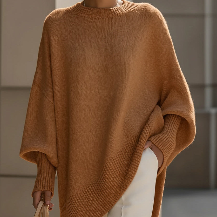 Claudia | Jersey Oversize Elegante en Punto Suave