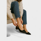 Vera | Zapatos de Tacón Alto Efecto Cocodrilo