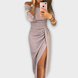 Lena | Vestido Elegante sin Hombros