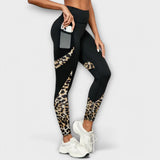 Carmo | Leggings de Tiro Alto con Estampado de Leopardo
