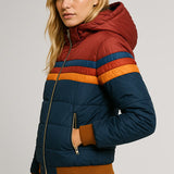 Angela | Chaqueta de Invierno Acolchada Estilo Retro con Capucha