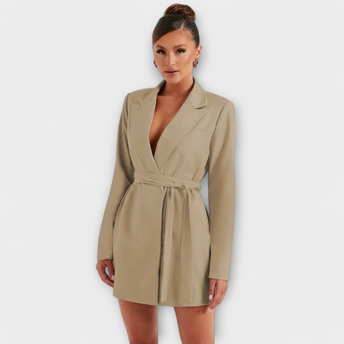 Zélia | Vestido Blazer con Escote en V