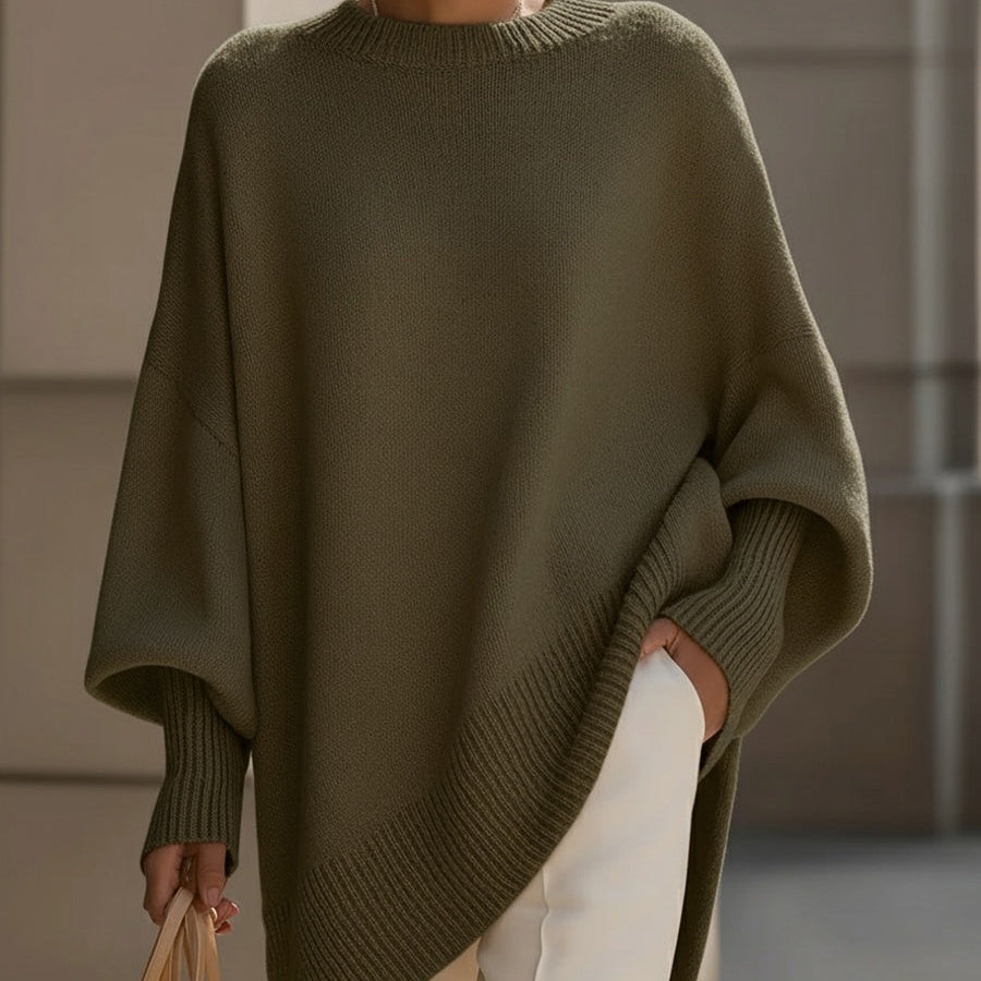 Claudia | Jersey Oversize Elegante en Punto Suave