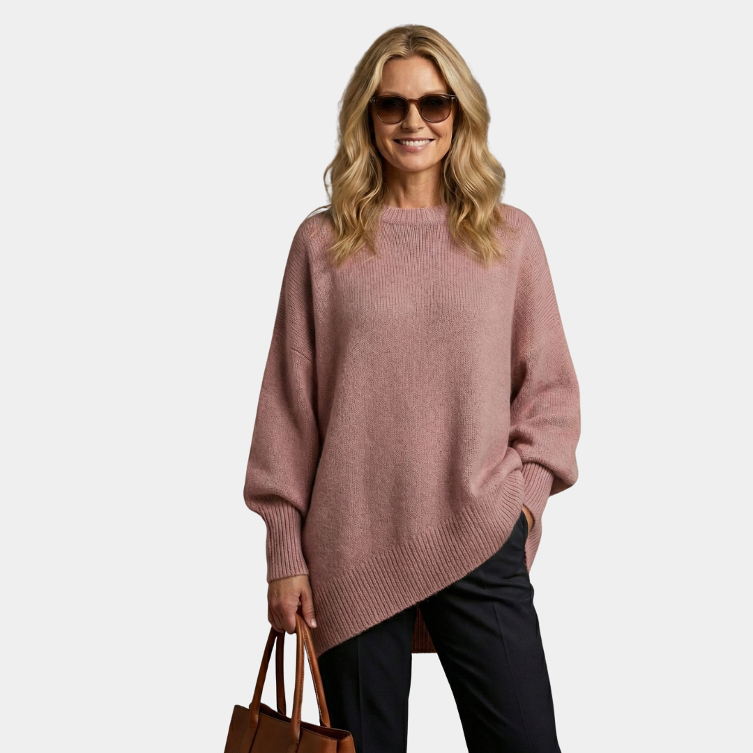 Claudia | Jersey Oversize Elegante en Punto Suave