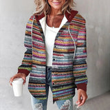 Costanza | Chaqueta Suave de Franela con Capucha