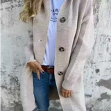 Viola | Cárdigan Largo y Suave con Botones
