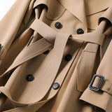 Elena | Gabardina Elegante con Cinturón