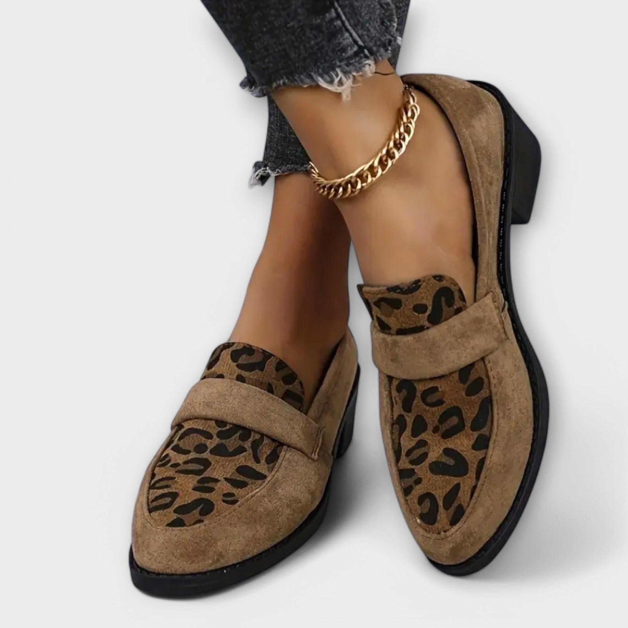 Camila | Zapatos Elegantes con Estampado de Leopardo