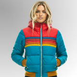 Angela | Chaqueta de Invierno Acolchada Estilo Retro con Capucha