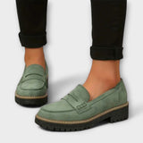 Leonor | Mocasines de Tacón Alto