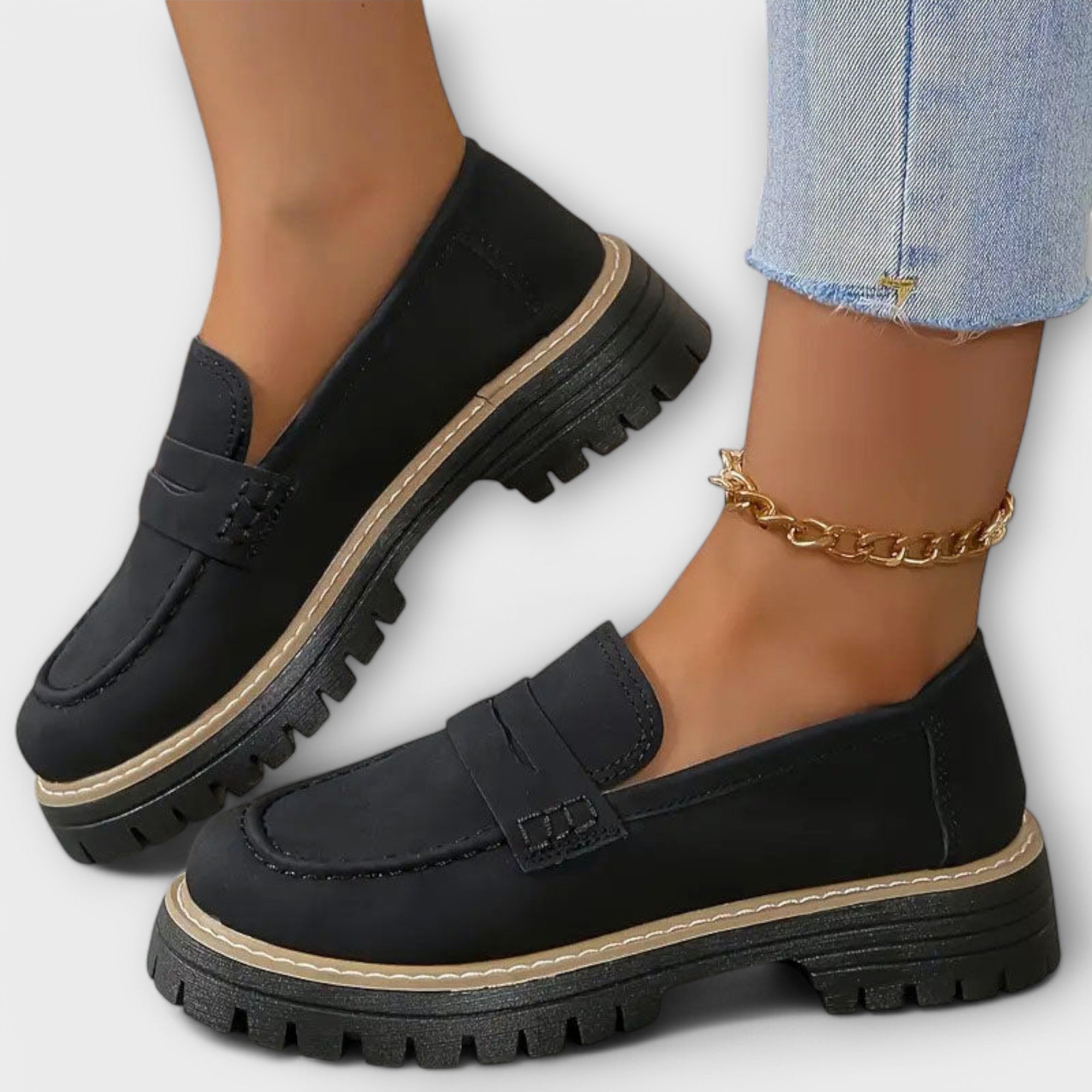 Leonor | Mocasines de Tacón Alto