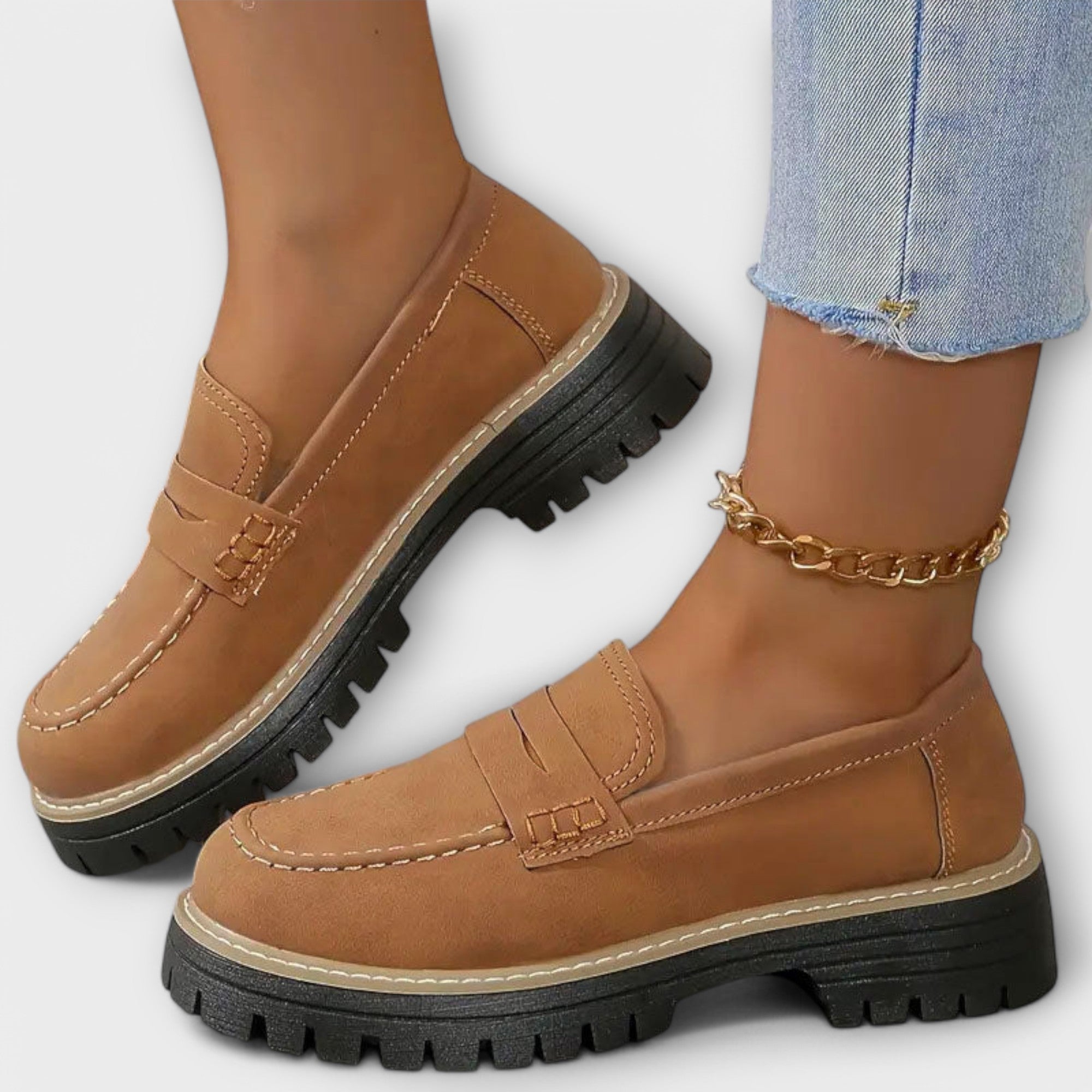 Leonor | Mocasines de Tacón Alto