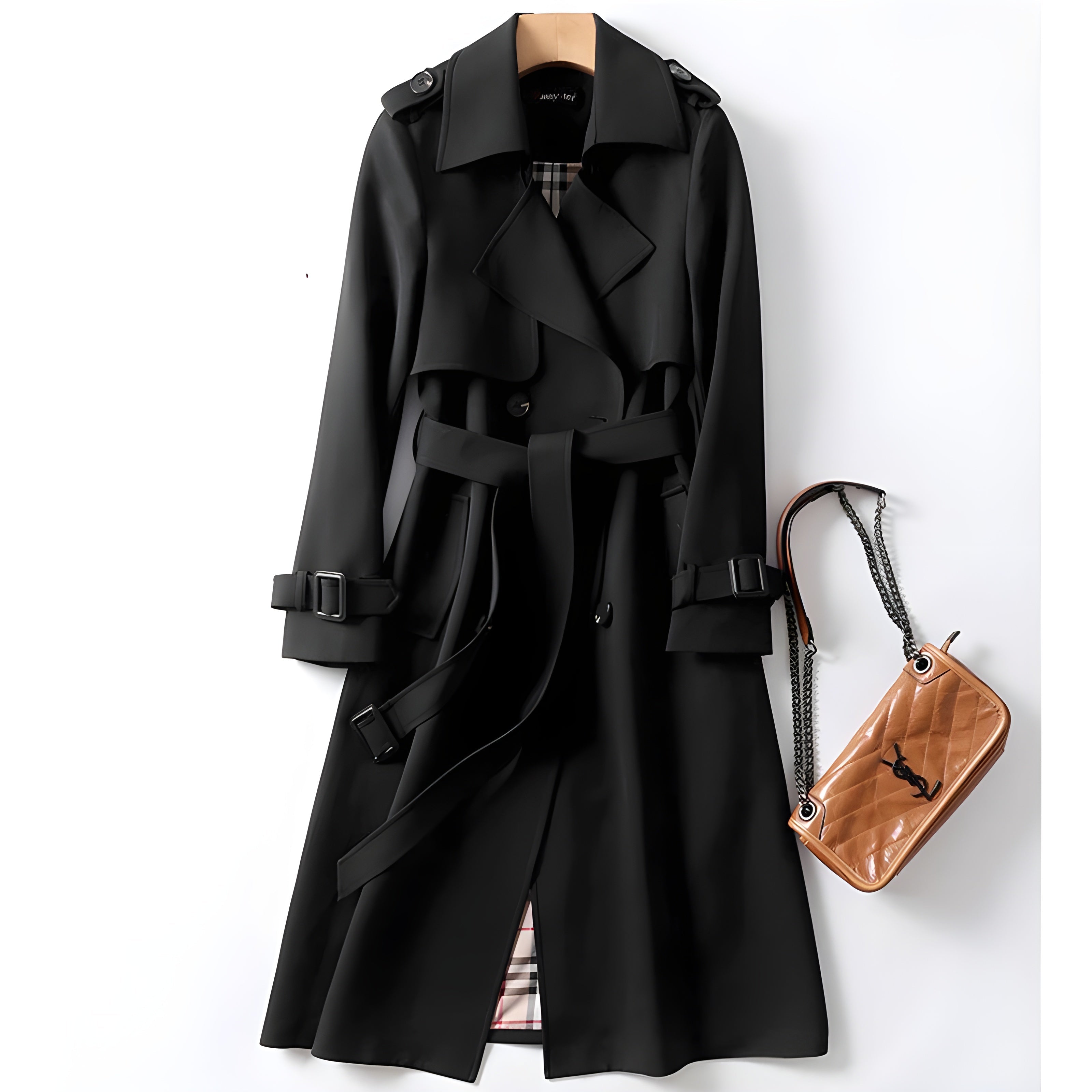 Elena | Gabardina Elegante con Cinturón